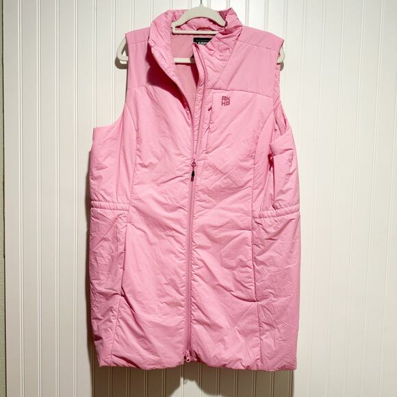 Duluth Trading Co Jackets & Blazers - Duluth Trading Alaskan Headgear Livengood Vest Insulated Pink Longline Size XL